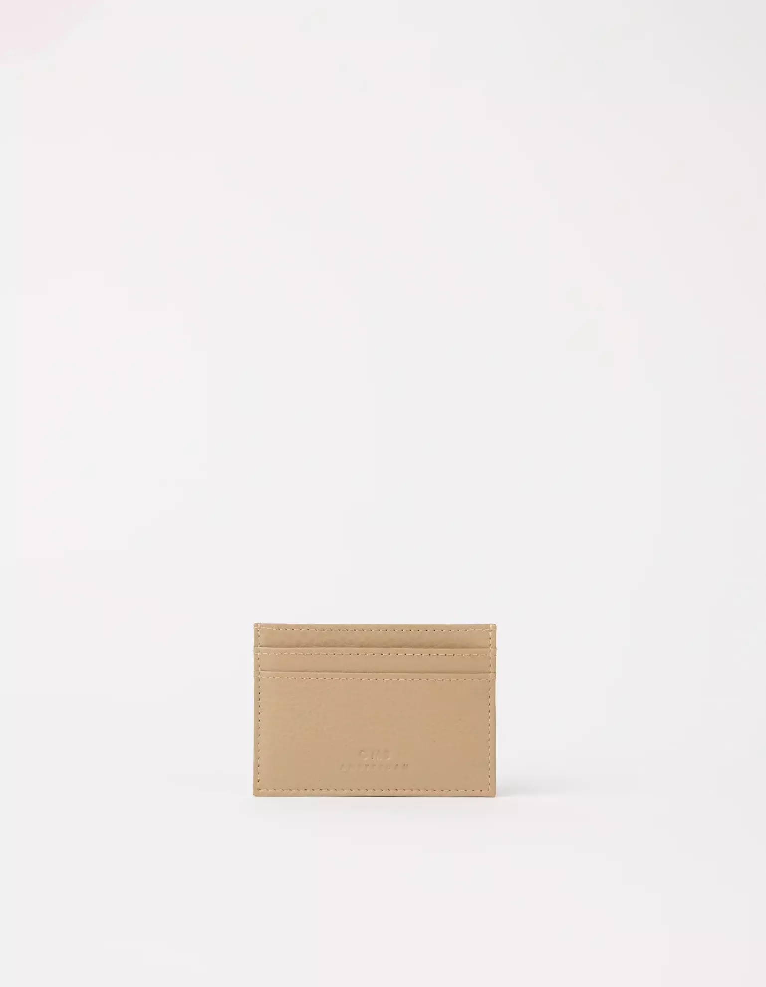O MY BAG Mark´s Cardcase Dark Sand Soft Grain Leather beige